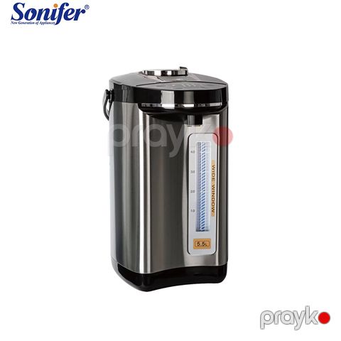 Sonifer SF-2107 Çaydan Paslanmayan Polad Elektrikli Çaydan Böyük Tutumlu Çaydan 5.5L Termopot — Bakı