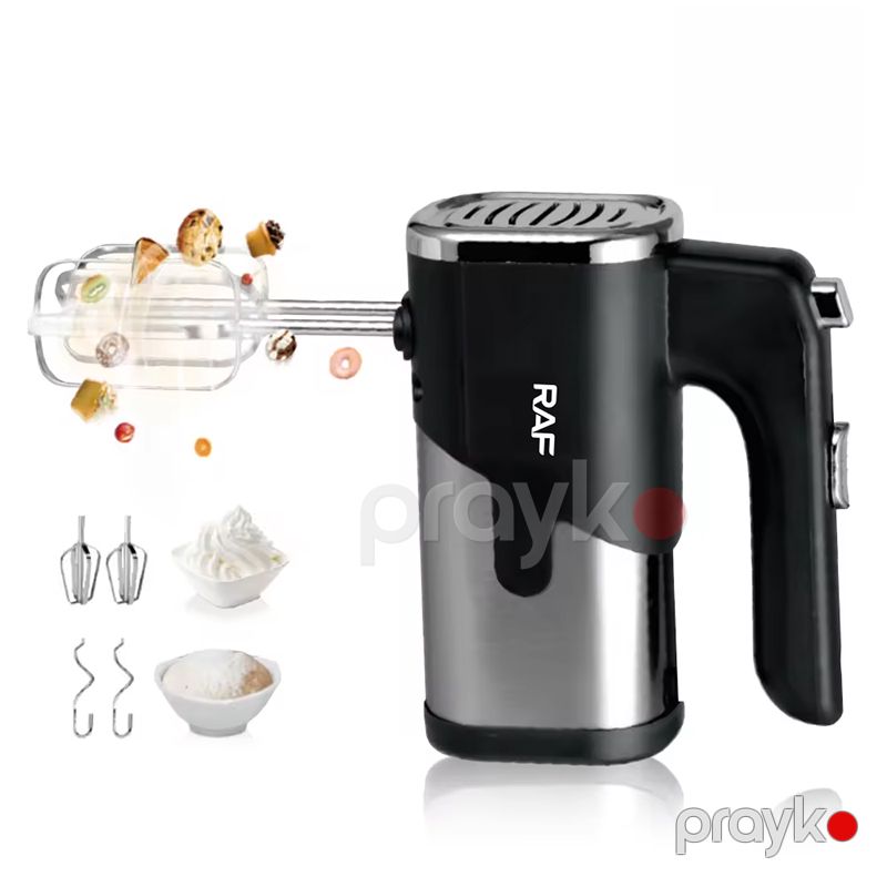 RAF R-6630 Çoxfunksiyalı Portativ Mikser Yumurta Çırpıcı Qarışdırıcı Xəmir Qarışdırıcı Mikser 300W — Blenderlər, xırdalayanlar və mikserlər, Bakı (4)