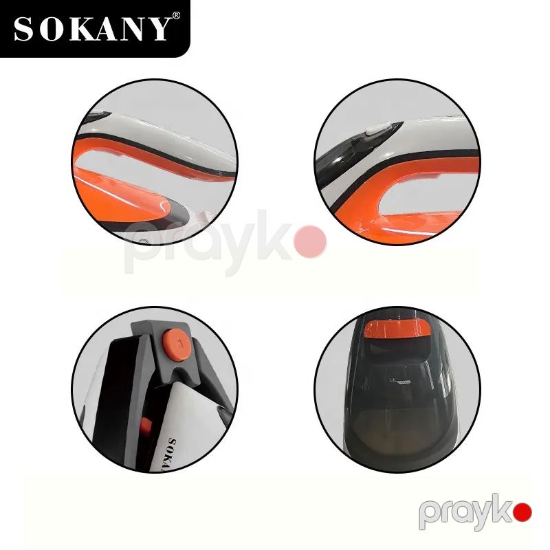 Sokany SK-YD-2128 Elektrikli Ütü Buxarlı Ütü Keramika Altlıqlı Buxarlı Ütü 3000W — Ev texnikası, Bakı (5)
