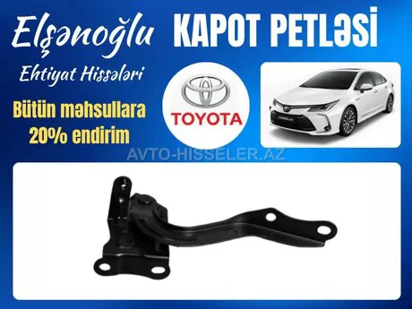 Toyota Corolla kapot petləsi — Bakı