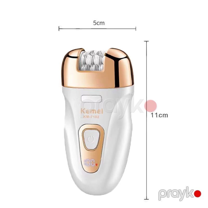 Kemeı Km-7102 - Epilyator 3-ü 1-də Bədən Tüklərinin Təmizlənməsi Usb Doldurula Bilən Ülgüc Simsiz Elektrikli Ülgüc Epilyator — Usturalar, trimmerler və epilyatorlar, Bakı (2)