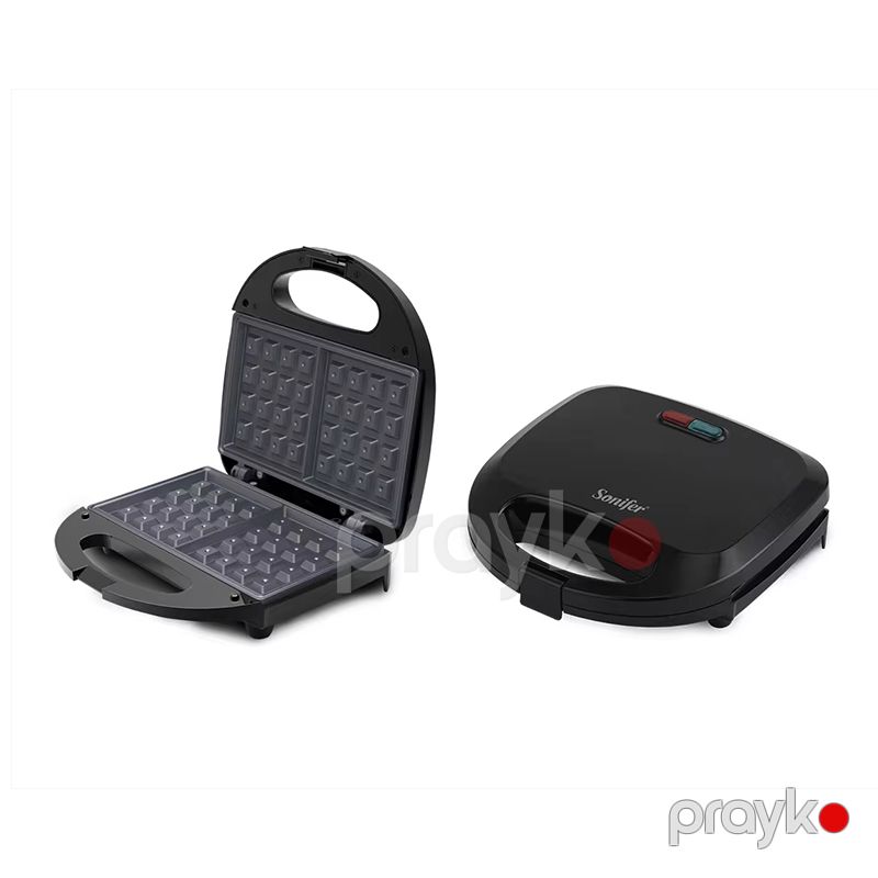 Sonıfer SF-6149 Çoxfunksiyalı Elektrikli Toster Waffle Sendviç Hazırlayıcı 750W — Toster və vaflyasıcı, Bakı (4)