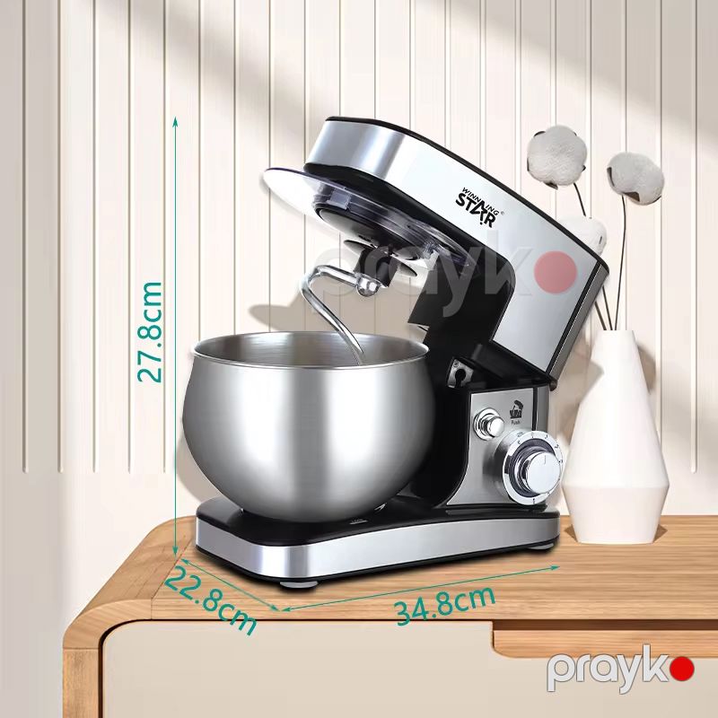 Winning Star ST-5300 Çoxfunksiyalı Portativ Qarışdırıcı Xəmir Qarışdırıcı Xəmir Yoğuran Mikser 1000W — Blenderlər, xırdalayanlar və mikserlər, Bakı (4)