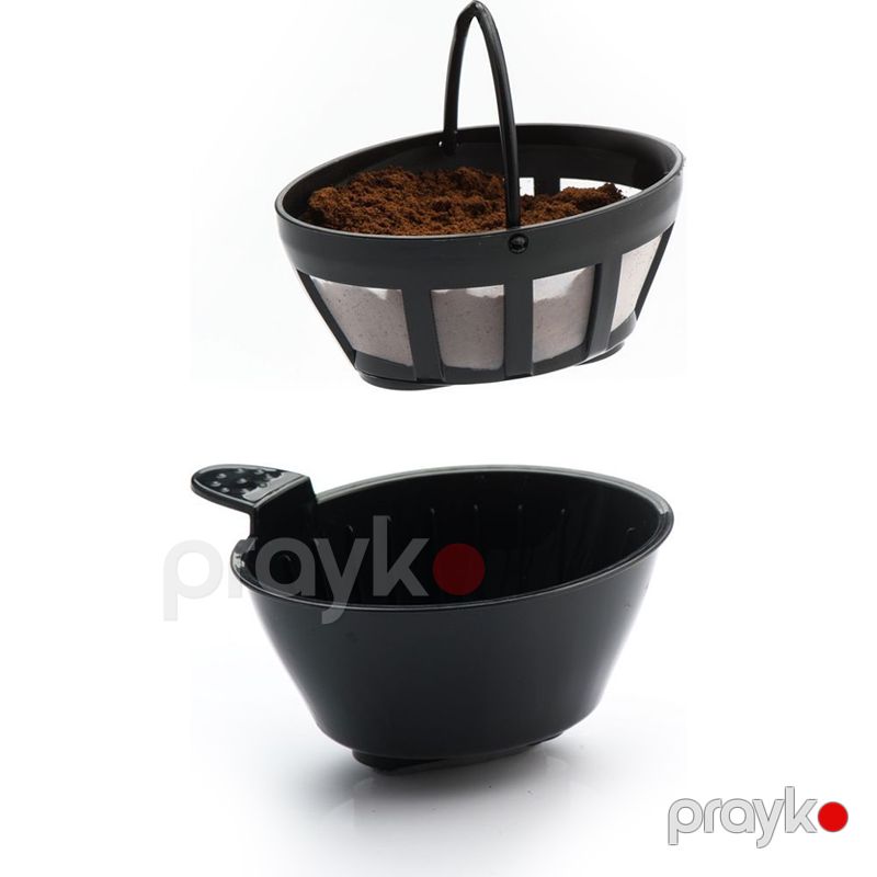 Goldmaster GM-7331 - Kofe Maşını 450W Güc Damcılı Plastik və Paslanmayan Polad Material — Digər mətbəx texnikası, Bakı (5)