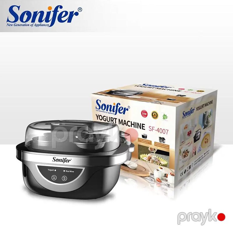 Sonifer SF-4007 Elektrikli Yoqurt Hazırlayan 50W — Blenderlər, xırdalayanlar və mikserlər, Bakı (6)