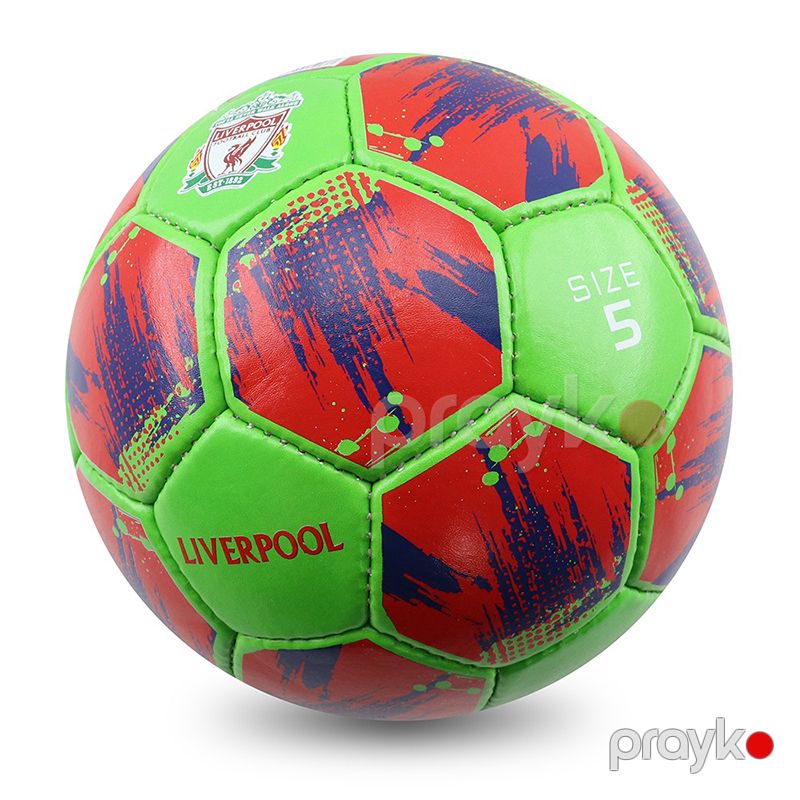 Yeni Rəngli Dizaynda 5 Nömrəli Liverpool Futbol Topu Yüksək Dayanıqlı Kamanda Futbol Topu Yaşıl Qırmızı — İdman, hobi, istirahət, Bakı (2)