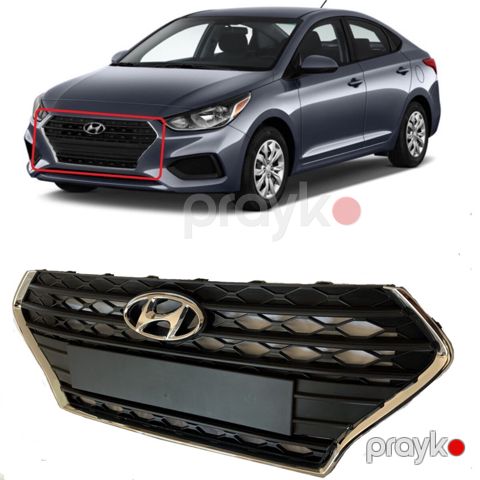 "Hyundai Accent 2017-2021" radiator barmaqlığı — Bakı