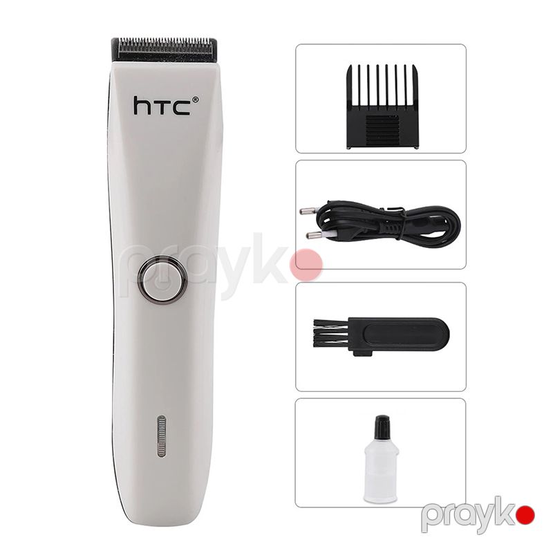 Kişilər Üçün HTC Akkumulyatorlu Saç Kəsicisi AT-206 Professional Saç və Saqqal Düzəldici Trimmer — Usturalar, trimmerler və epilyatorlar, Bakı (4)