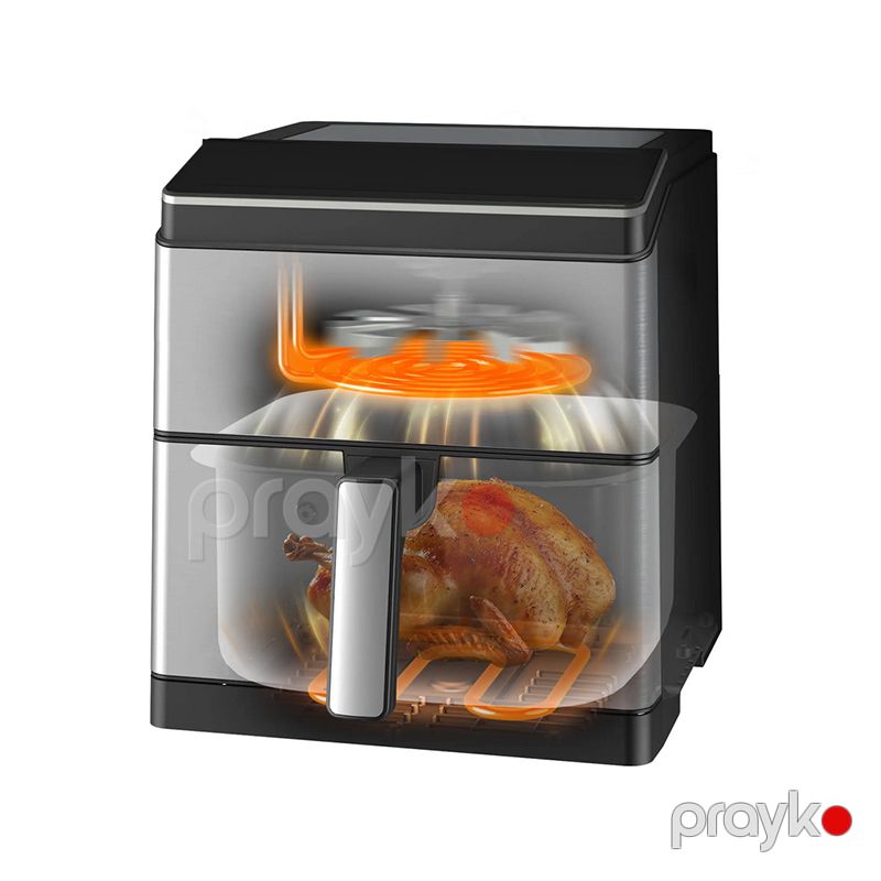 Rəqəmsal Fritür Sokany SK-10044 Çoxfunksiyalı 2200w 9.5L Paslanmayan Polad Qril Hava Fritöz Ağıllı Air Frey — Digər mətbəx texnikası, Bakı (5)