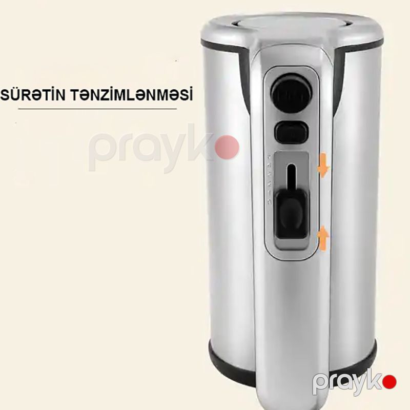 Sokany Elektron Əl Mikseri 5 Sürətli Çırpıcı və Qarmaqlı Elektrikli Əl Mikseri — Blenderlər, xırdalayanlar və mikserlər, Bakı (3)