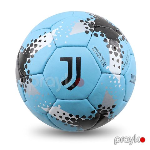 Mavi Qara Dizaynda Yeni Krassik kamanda Futbol Topu Yüksək Dözümə Malik 5 Nömrəli Juventus Futbol Topu — Bakı