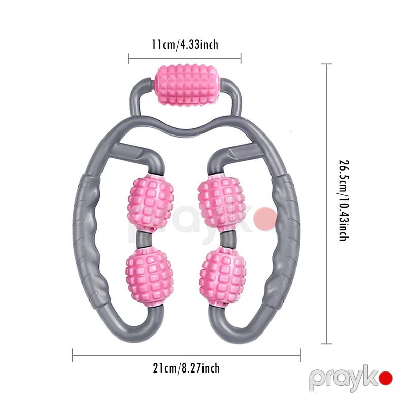 Qısqaclı Fitness Ayaq Masaj Aləti 360° Qol Ayaq Boyun Masajı Üçün Miyofasiyal Masaj Roller Əzələ Rahatlığı üçün Masaj Aləti — Fitness və simulyatorlar, Bakı (6)