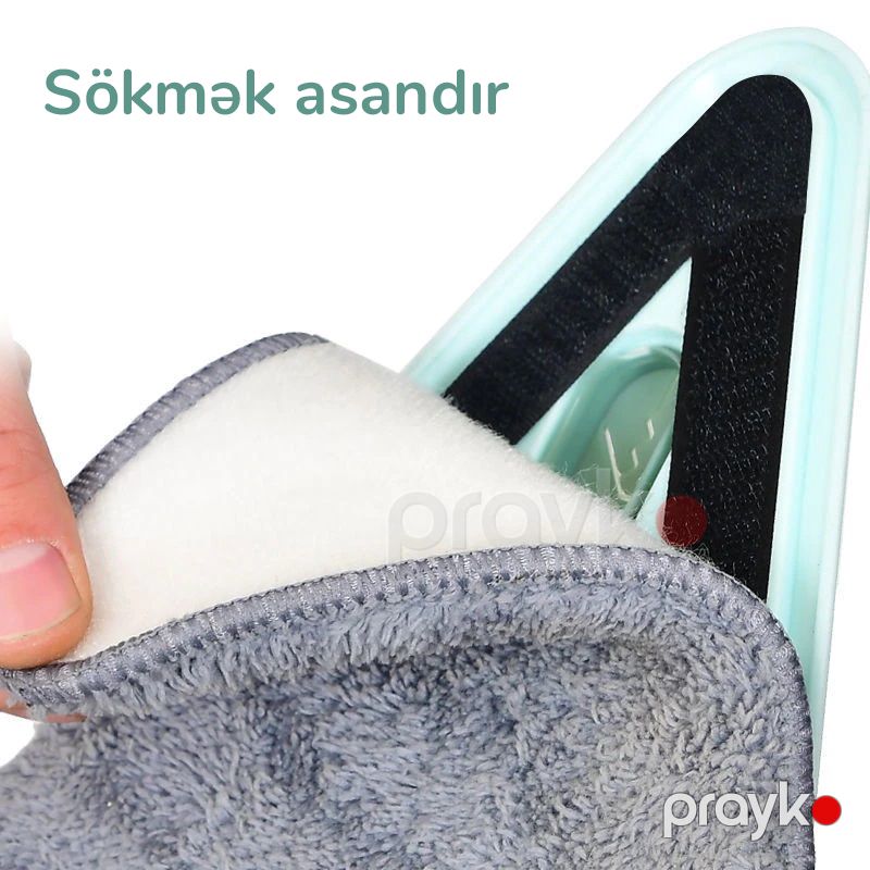 Təkrar İstifadə Oluna Bilən Pəncərə Təmizləyici Süpürgə, Şüşə Təmizləmə Fırçası — Mallar, Bakı (7)