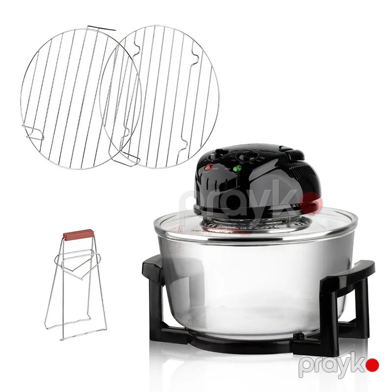 RAF R.5302 Şüşə Hava Fritözü LCD Ekran 3500W Gücündə Dayanıqlı Elektikli Qril Sobası 12L — Digər mətbəx texnikası, Bakı (8)