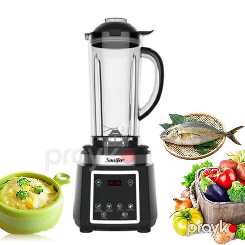 Blender Sonifer SF-8144 Qida Prosessorlu Meyvə və Tərəvəz Mikser Şüşə Blender Yüksək Güclü Şüşə Blender — Bakı