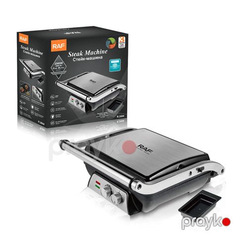 RAF R.2684 Çoxfunksiyalı Toster Izgaralar Biftek Hazırlayıcı Toster 2000 W — Bakı