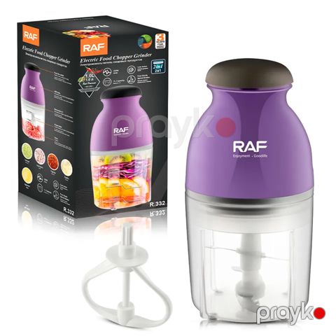 RAF 2 in 1 gıda Doğrayıcı 250w Kiçik Ölçülü Elektrikli Qida Doğrayan 800ML R.332 — Bakı