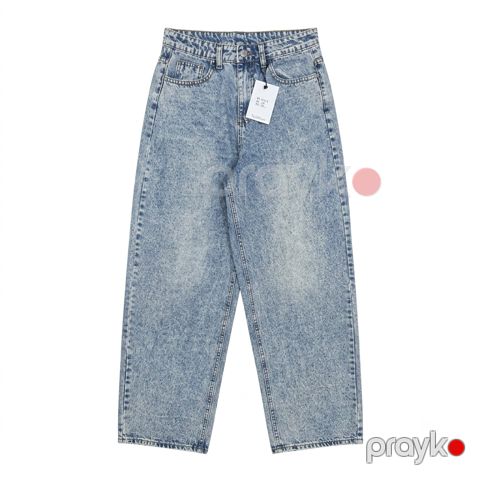 Baggy cins qadınlar üçün 2626812, göy, pambıq, ölçü 30 — Bakı