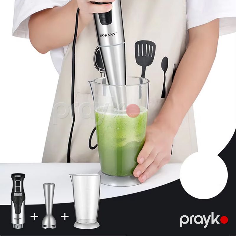 Sokany SK-758-4 Çoxfunksiyalı Blender Əl Blenderi Elektrikli Blender 1000W — Blenderlər, xırdalayanlar və mikserlər, Bakı (5)