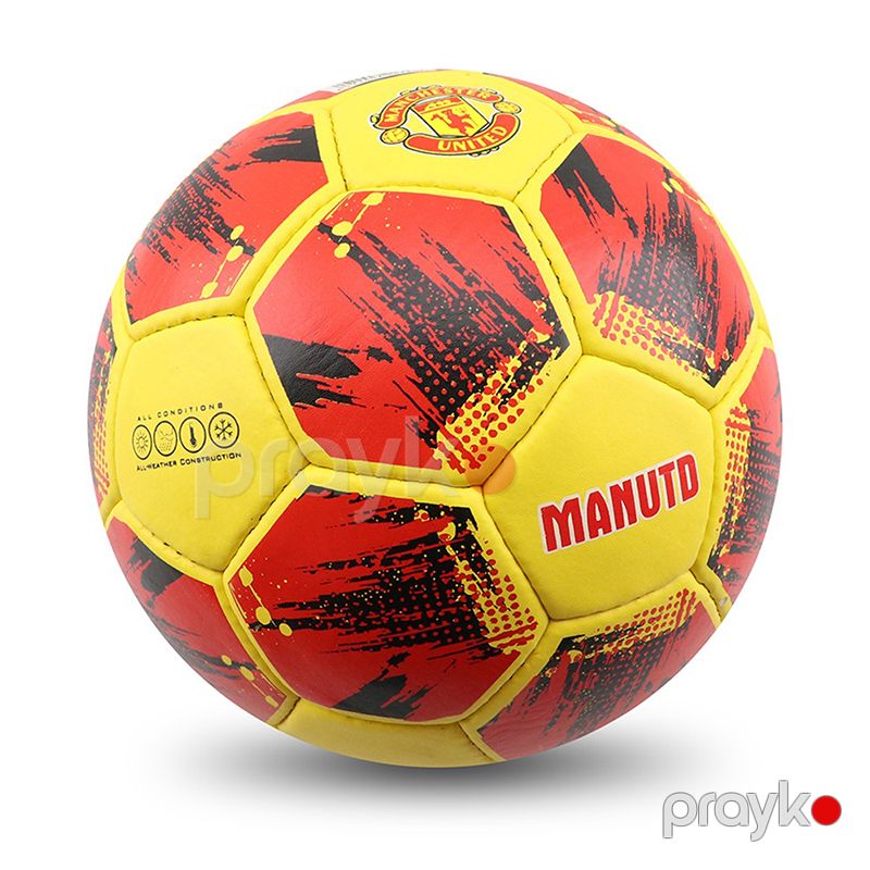 Sarı Qırmızı Dizaynda Yeni Mandut Futbol Topu 5 Nomrəli Yüksək Dözümə Malik Kamanda Futbol Topu — İdman, hobi, istirahət, Bakı (2)