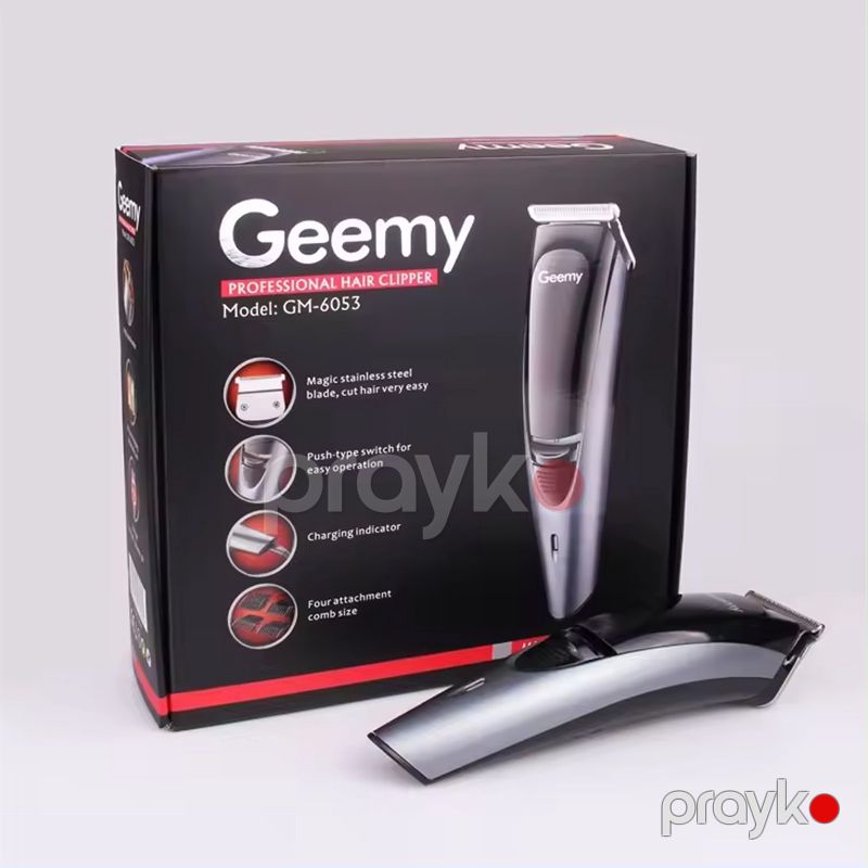 Geemy GM-6053 Professional Təraş Maşını Saqqal Saç Trimmeri — Usturalar, trimmerler və epilyatorlar, Bakı (6)
