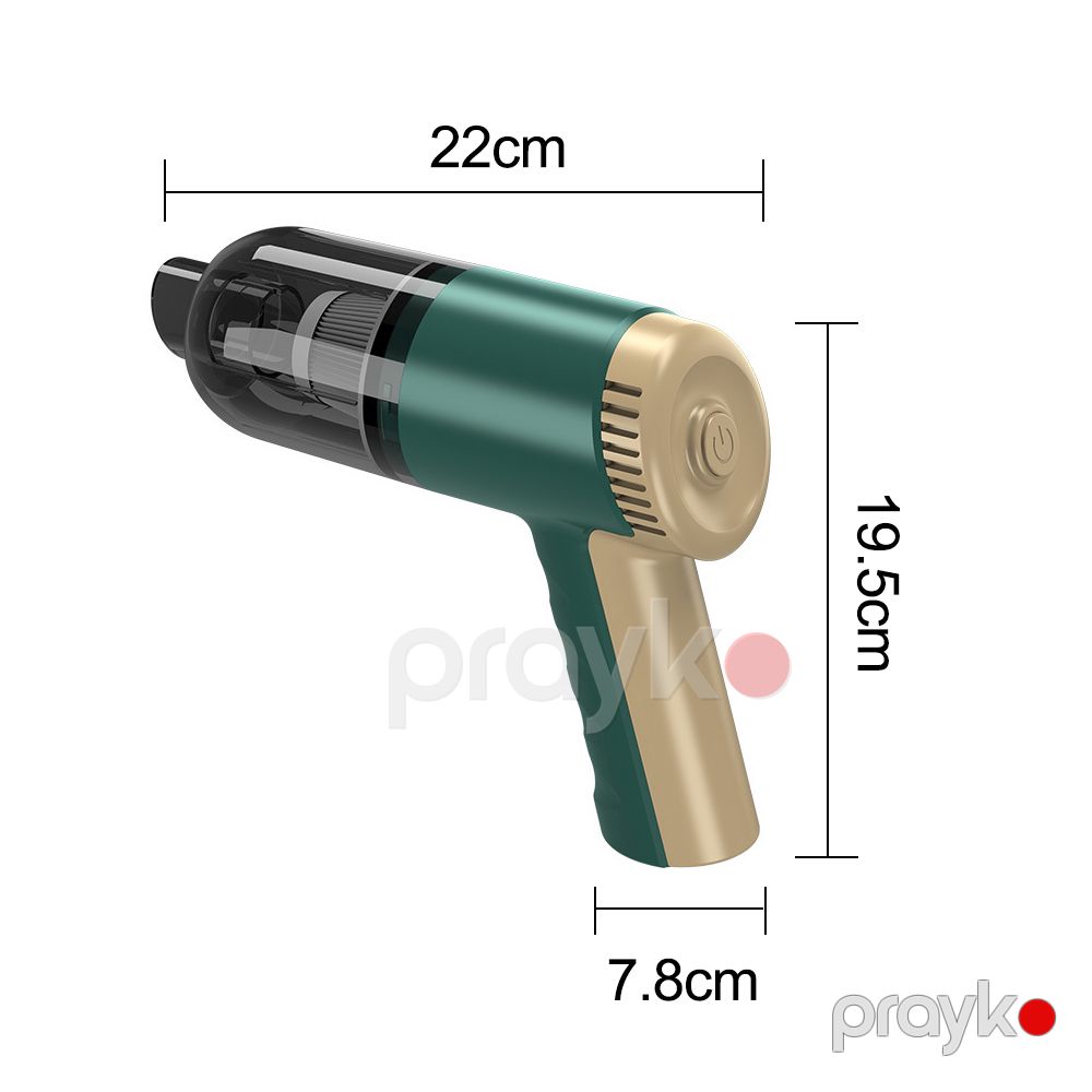 120W Mini Tozsoran Güclü Emişli Mini Avtomobil üçün İki Başlıqlı Portativ Əl Tozsoranı — Ehtiyat hissələri və aksesuarlar, Bakı (4)