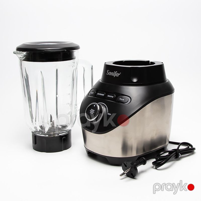 Professional Stasionar Blender Sonifer SF-8053 Şüşə Blender 1,8 l Yüksək Sürətli 6 Bıçaqlı Elektrikli Smoothie Blender — Blenderlər, xırdalayanlar və mikserlər, Bakı (3)