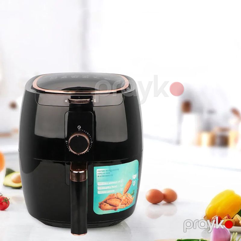Professional RAF Elektrikli Fritöz 1300W Gücə Məxsus Dəyirmi Fritöz 7L Tənzimlənən Termostat Nəzarəti 220V — Digər mətbəx texnikası, Bakı (3)