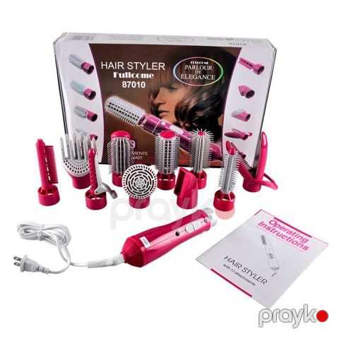 10-u 1 Arada Professional Hava Feni 3 Sürət Parametri 850W Gücündə Saç Düzləşdirici Həcim Verən Bir Arada Daraq Feni Dəsti — Bakı