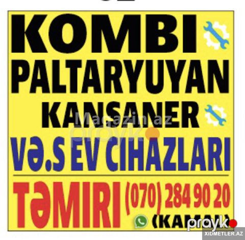 ucuz kombi temiri kombilerin yuyulmasi kombi temiri — Bakı