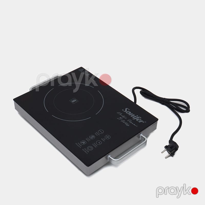 Sonifer SF-3039 Keramika Səthli Elektrik Sobası Qızdırıcı Elektrikli Bişirmə Pilitəsi 2000W — Plitələr, Bakı (6)