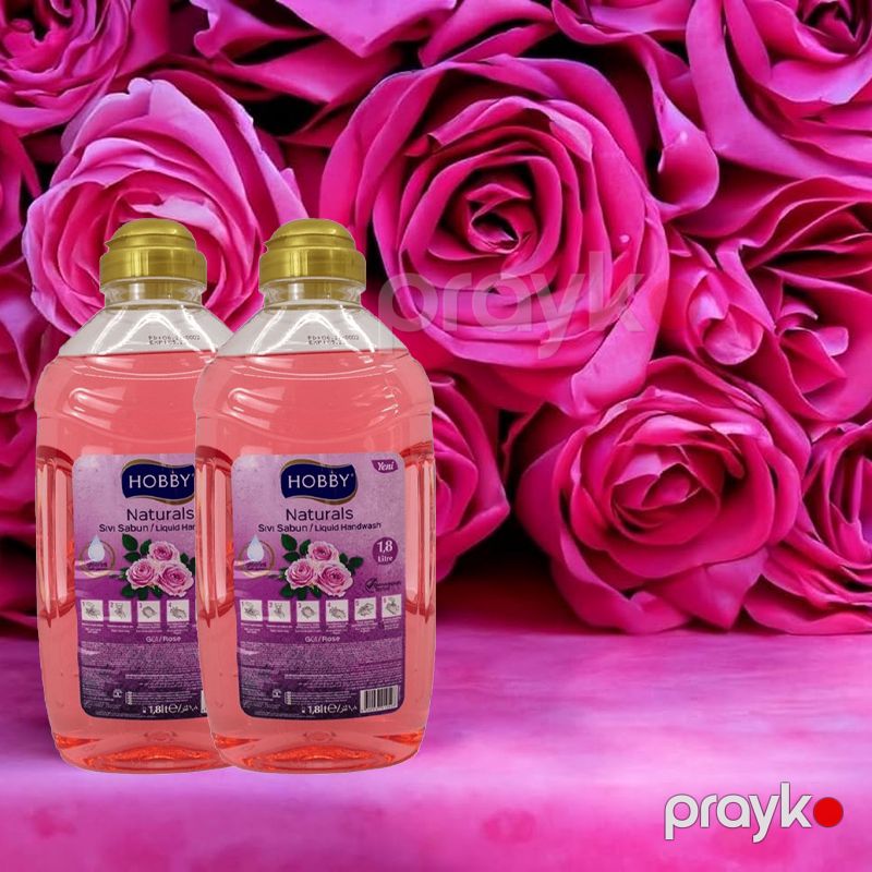 Yeni Mayə Sabun Hobby Qızılgül 1.8 l Hobby Sıvı Sabun Naturals Maye Əl Yuma Sabunu — Gözəllik və səhiyyə, Bakı (5)