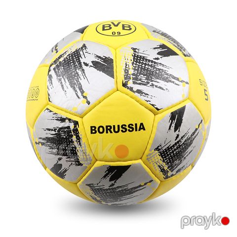 Uşaq Və Böyüklər Üçün Sarı Qara Rəngli Borussiya Futbol Topu 5 Nömrəli Dayanıqlı Kamanda Futbol Topu — Bakı