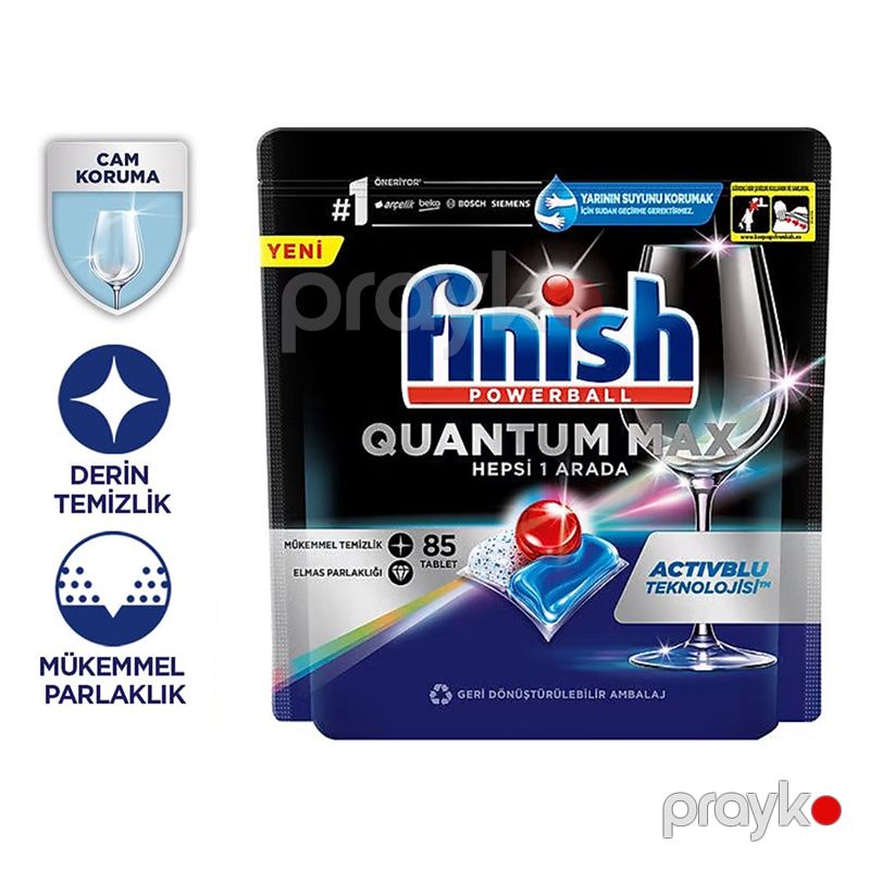 Finish Quantum Max 85 Ədəd Qabyuyan Maşın Üçün Finish Tabletlər Bulaşık Makinesi Tableti — Mallar, Bakı (3)