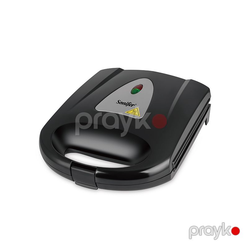 Sonifer SF-6194 Ev İstifadəsi üçün 1400W 2 Dilim Yapışmayan Örtüklü Plitə Elektrikli Sendviç Hazırlayıcısı — Toster və vaflyasıcı, Bakı (5)