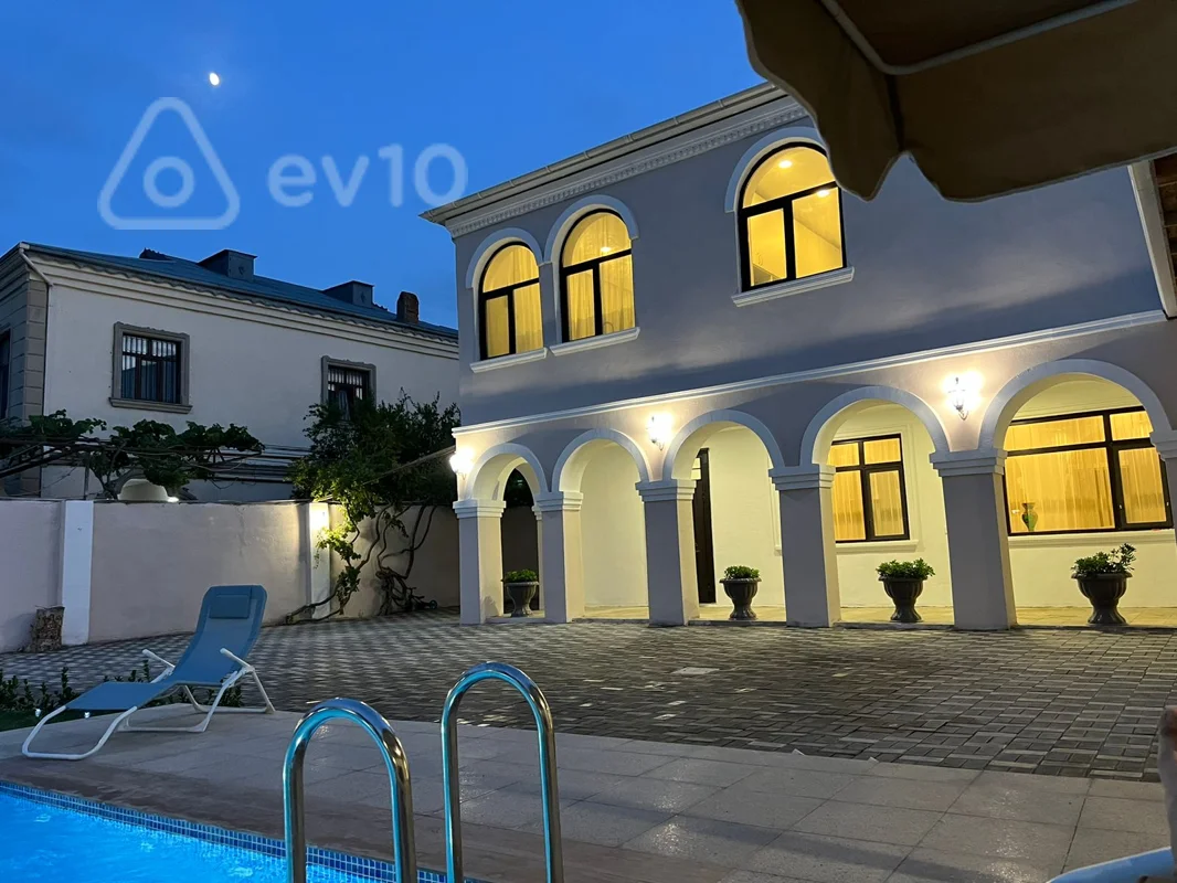 6 otaqlı həyət evi, 300 m², Mərdəkan qəs — Ev, villa, Bakı (2)