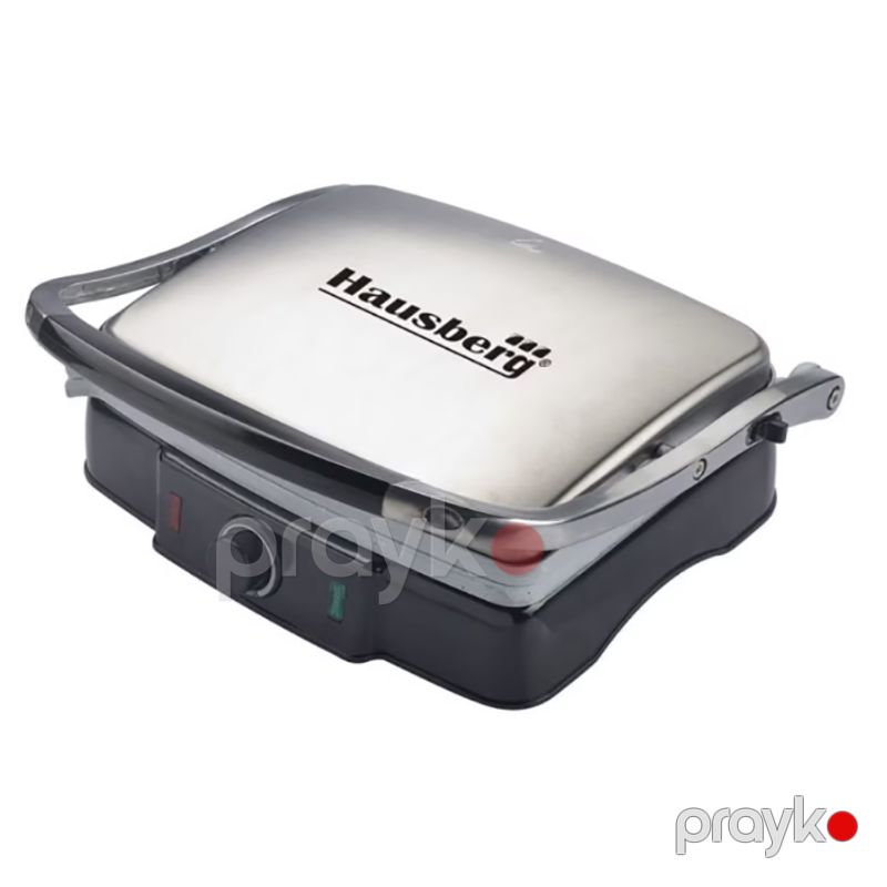 180° Dərəcə Açıla Bilən Hausberg Qril Toster 2200W Gücə Mexsus Qranit Pilləli Örtük HB-533 Yapışmayan 2 Örtüklü Sendviç Qril — Toster və vaflyasıcı, Bakı (5)