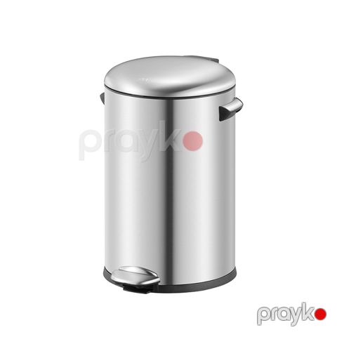 Zibil konteyneri pedal ilə Eko Belle Deluxe EK9217, paslanmayan polad/plastik, metalik, 3 l — Bakı