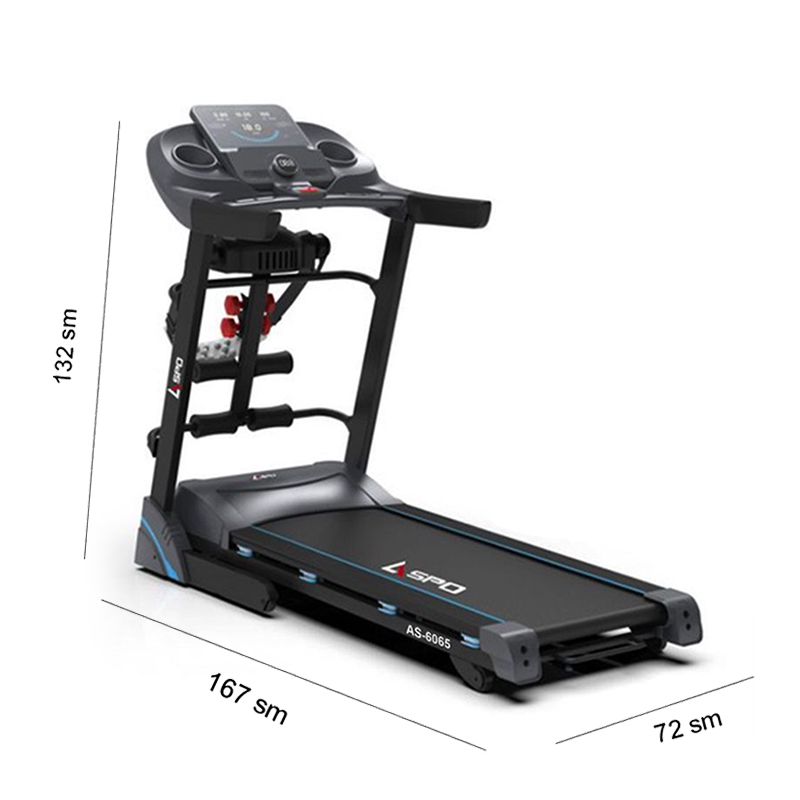 LED Ekranlı Funksional Aspo AS-6065 120kq Dağ Rejimli Qatlana Bilən Qaçış Aparatı — Fitness və simulyatorlar, Bakı (2)