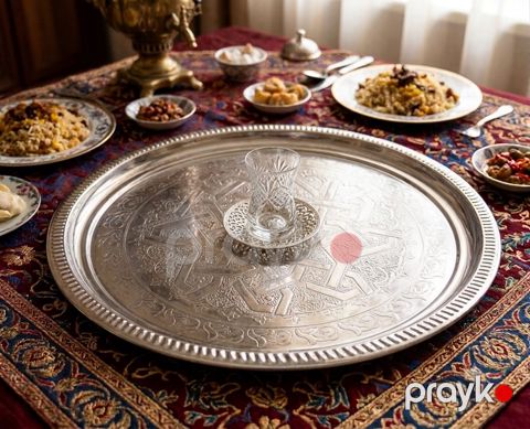 Sini, Paslanmayan metal, 1 əd, 40 sm — Bakı