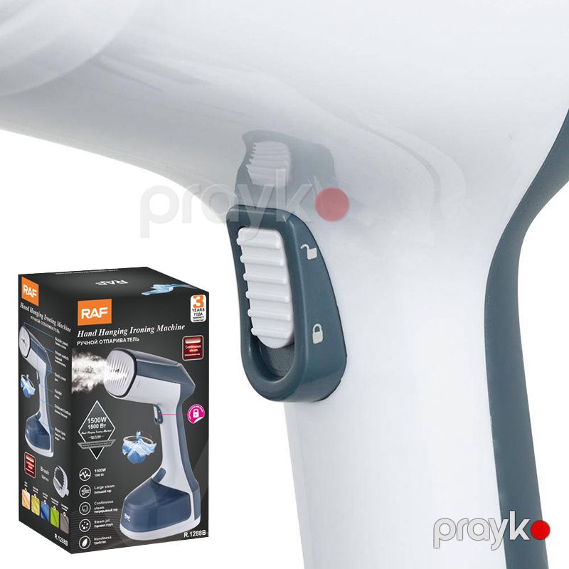 RAF Portativ Buxarlı Ütü 300ML Mini Paltar Ütüsü Elektrikli Ütü 1500W Paltar Üçün Əl Buxar Ütüsü R.1288B — Ev texnikası, Bakı (4)