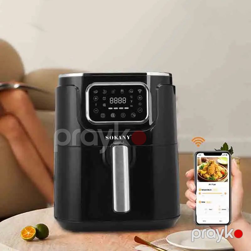 Sokany SK-8041 Elektrikli Qızartma Maşını Fritöz Böyük Tutumlu Airfryer 7L — Digər mətbəx texnikası, Bakı (3)