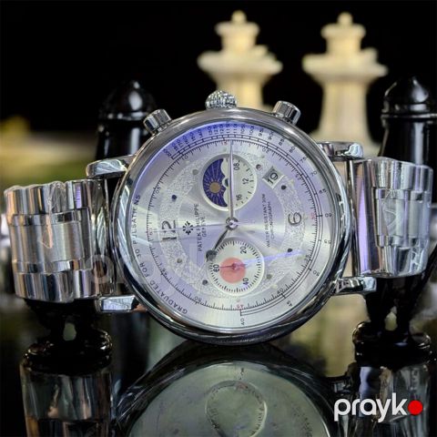 Qol saatı kişilər üçün PS2691 Silver/White — Bakı