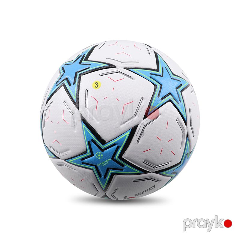 Futbol Topu Aspo Uefa Champions League 01 Ölçü 5 Mavi Ağ Rengli Xüsusi Dizaynda Futbol Topu 5 — İdman, hobi, istirahət, Bakı (4)