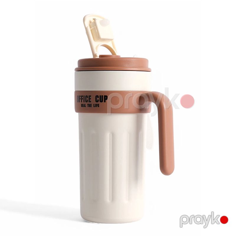 Office cup Dəmir termos 600ml Heal the life termos qab Tutacaqlı Qəhvə termosu — Termos və termoş, Bakı (2)