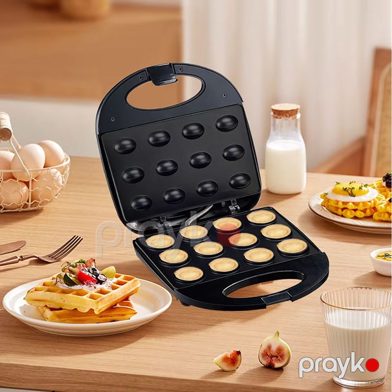 RAF R.246 12 Hissəli Mini Donut Maker Maşın Avtomatik Elektrikli Toster 750W — Toster və vaflyasıcı, Bakı (6)