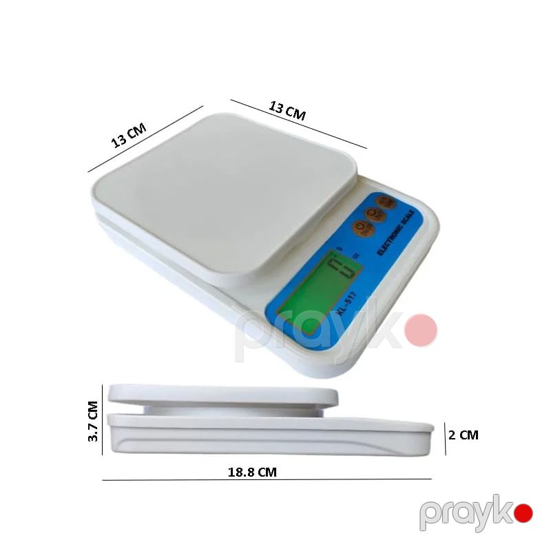 Eelectronic Mini mətbəx tərəzisi kl-517 Ekran işığı ilə Rəqəmsal Mətbəx Tərəzisi 10 kq LCD ekran — Tərəzi, Bakı (3)