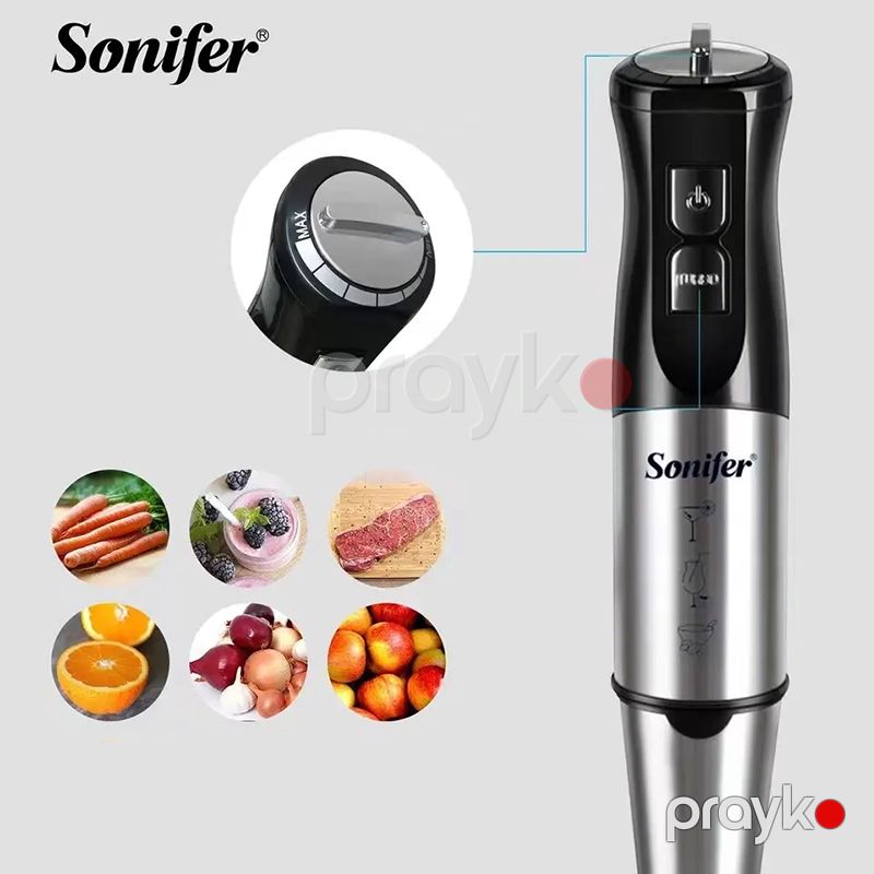 Sonifer SF-8086 Çoxfunksiyalı Elektrikli Blender Dəsti Yumurta Çırpıcı 800 W — Blenderlər, xırdalayanlar və mikserlər, Bakı (4)