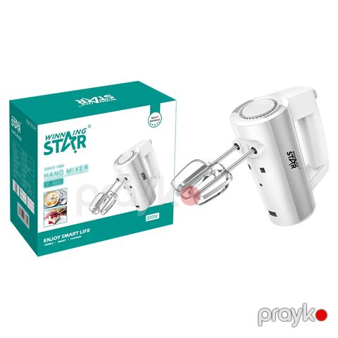 Wınnıng Star ST-5533 Elektrikli Yumurta Çırpıcı Məqsədli Mini Çırpıcı Əl Mikseri — Bakı