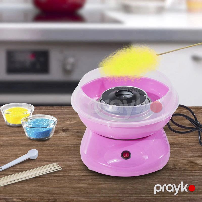 Elektrikli Şirin Pambıq Hazırlayıcı Pamuk Şeker Makinası Dəsti Konfet Maker Party DIY Pambıq Şirniyyat Maşını — Mallar, Bakı (3)